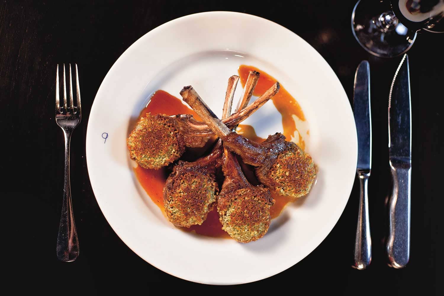 Colorado Lamb Chops with ParmesanPine Nut Crust Recipe