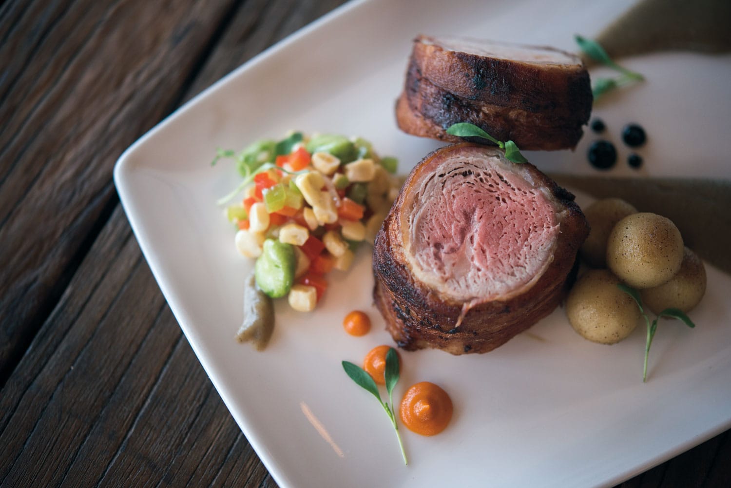 Bacon-Wrapped Pork Tenderloin Recipe | Rancho Bernardo Inn